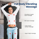 COMFIER Full Body Massage Mat with Heat, Back Massager with 10 Vibration Motors, 4 Heating Zones, Foldable Relaxation Pad for 3 Adjustable Intensity– Vibration Massage Only, Mothers Day Gift