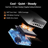 GEEKOM A9 Mega New Mini PC,AMD Ryzen AI MAX+388(118TOPS)||LPDDR5X 64GB+1TB