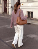 Womens Long Sleeve Tops Oversized Striped T Shirts Y2K Fall Clothes 2XL