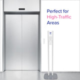 PURELL ES10 Dispenser Floor Stand with White Automatic Hand Sanitizer Dispenser (Pack of 1) – 8210-DS