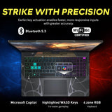 msi Cyborg A15 AI 15.6" FHD 144Hz Gaming Laptop, AMD Ryzen 9 270, GeForce RTX 5060, 32GB RAM, 3TB Storage(2TB SSD+1TB Docking Station Set), 4-Zone RGB Keyboard, Wi-Fi 6E, Win 11 Pro, Black