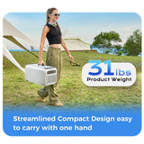 BAYKUL 5000BTU Portable Camping Tent Air Conditioner,400W Energy Use,Great for Camp,Picnics,Semi Truck,RVs,Quiet Outdoor AC,Ideal for Small Room Indoor Use and Pet Air Conditioning