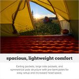 Big Agnes Blacktail & Blacktail Hotel Tent - Backpacking Tent for Camping, 3 Season, Ultralight, Waterproof, Warm Olive/Chinois Green, 2 Person