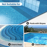 AquaGuard SE Cordless Robotic Pool Cleaner with Dual-Drive 30w Motors, Self-Parking, Ideal for Pools Up to 40 Feet, 120-Minute Runtime, Pool Cleaning Vacuum Robot