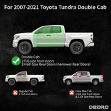 OEDRO 6" Running Boards 2-Stair Fit for 2007-2021 Toyota Tundra Double Cab