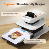 Auto Heat Press 2 - Heat Press Machine for T Shirts with Adjustable Pressure & Higher Heating Height