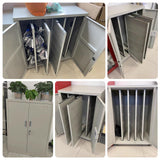 Steel Key Box with 600 Bits - Lockable Sto for Real Estate Ants & Proper mentIncludes Hoo & Labels for Easy