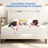 Yaheetech 8 Inch Twin Mattress 3 Foam Layer Cooling Gel Memory Foam Mattresses, Green Tea for Fresher Sleep, Medium Firm, CertiPUR-US Certified, Twin Size Mattress in a Box