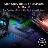 Dock Chroma: 11 Port Docking Station with M.2 SSD Slot - 120Gbps Transfer Speeds - 3X 4K Displays at 144 Hz on TB5/4 Laptops
