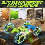 Dysaim Gesture RC Car Hand Controlled Stunt Car for 6-12 yr Boys Girls, 2.4GHz Remote Control Gesture Sensor Toy Drift Twist with Light Music for Kids Birthday Xmas Gift
