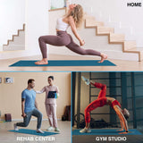 Foldable Yoga Mat-1/4 Inch Thick - Easy to Storage Travel Yoga Mat Foldable Lightweight for Fitness - Anti Slip Folding Exercise Mat for Yoga, Pilates, Home Workout & Floor Exercis Feetlu