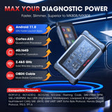 Autel Scanner MaxiCOM MK808S Bidirectional Tool, 28+ Hot Service All System