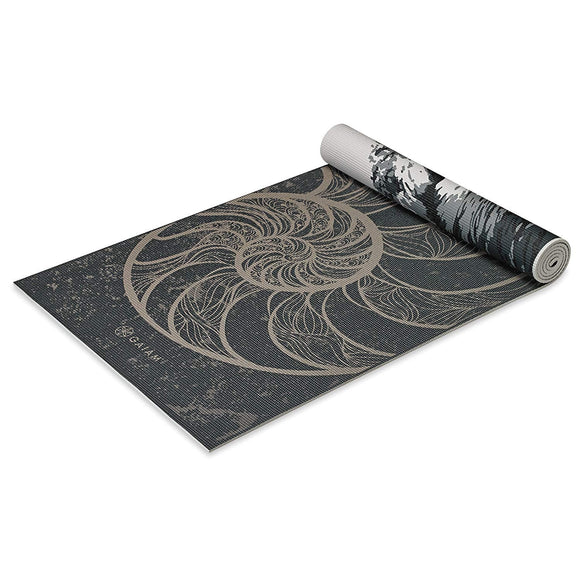 Gaiam Yoga Mat Premium Print Reversible Extra Thick Non Slip Exercise & Fitness Mat for All Types of Yoga, Pilates & Floor Workouts, Zara Rogue, 68 Inch L x 24 W x 6mm Thick Gaiam