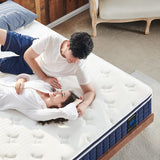 Coolvie California King Mattress 14 Inch, Hybrid Mattress for Adults