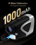 REDTIGER Range Finder Golf, 1200 Yards Golf Rangefinder with Slope, Light-Adaptive Display, 7X Magnification
