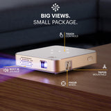 Kodak Ultra Mini Rechargeable Pocket Projector – DLP Pico Projector with 100” Display, HDMI/USB/Micro SD, Built-in Speaker & Carrying Case