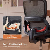 SIHOO B100 Mesh Office Chair, Comfy Ergonomic Office Chair
