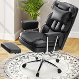 Home Office Desk Executive Chair - Ergonomic Big Tall High Back with Footrest & Lumbar Support