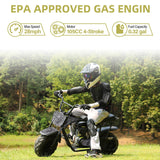 BRM100 Mini Dirt Pit Bike 105cc 4-Stroke Off Road for Teens Adults 220 LBS