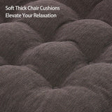 Cushions for Elderly, 20x20x5 Inch Thick Chair Cushion Patent Design Soft Tufted