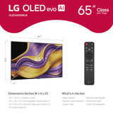 LG 65-Inch Class OLED evo AI Super Upscaling 4K G5 Series Smart TV w/Dolby Atmos & Vision, HDR10, Filmmaker Mode, Wow Orchestra, Alexa Built-in (OLED65G5WUA, 2025)
