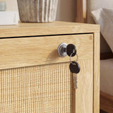 YIGOBUY Large 3 Drawer Lateral Filing Cabinet with Lock
