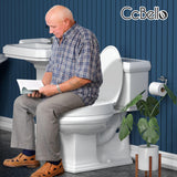 toilet seat risers for seniors, Slow Close, Elevated toilet seat CcBello