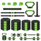 Adjustable Dumbbells, 44/66/88Lbs Free Weight Set with Connector, 4 In1 Weight Dumbbell Set Used As Kettlebells, Barbell, Push Up Stand, Fitness Exercise for Home Gym Suitable Men/Women