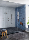 Delta 5SE-SBS-6 Universal Showering Tilt Up Shower Seat - Lumicoat Chrome