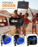 3 INCH Thick Memory Foam Camping Pad Futon Mattress, Portable Floor Sleeping Mat Sleepover Guest Bed Gaialoop