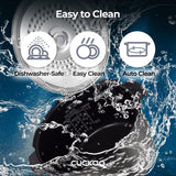 CUCKOO Electric Pressure Cooker 5QT, Versatile Slow Cooker with 10 Menu Options, High Pressure Food Steamer for Cooking, Instant Multicooker with Stainless Steel Non-Stick Inner Pot (CMC-QSB501S)