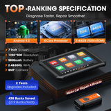 OTOFIX D1 ECU Coding OBD2 Scanner w/BT, All Systems Diagnosis, CAN FD DoIP