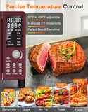 Nuwave Bravo Pro Smart Air Fryer Toaster Oven Combo, 10-in-1 Functions with Quicker & Even Crisp Technology, 1800W, 50-450°F, PFAS-Free, 21QT, Cinnamon