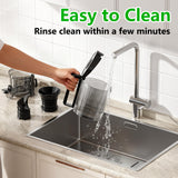 Cold Press Juicer, Juicers Machines - 5.3" Large Feed Chute for Whole Fruits & Vegetables, Powerful AC Brushless Motor, 99% Juice Yield, Ultra Quiet, Easy Clean, Extra one Replace juicer strainer