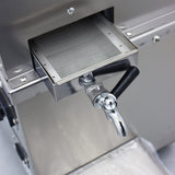 Commercial Electric Sugar Cane Juicer, Sugarcane Press, 3 Rollers 304 Stainless Steel Sugarcane Juicing Extractor, Sweet Sorghum Press Machine with Water Injection Cleaning Hole, 110V 750W TECHTONGDA