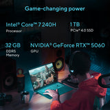 Gaming Laptop, 16” WUXGA 144Hz Display