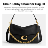 COACH Chain Tabby Shoulder Bag 30
