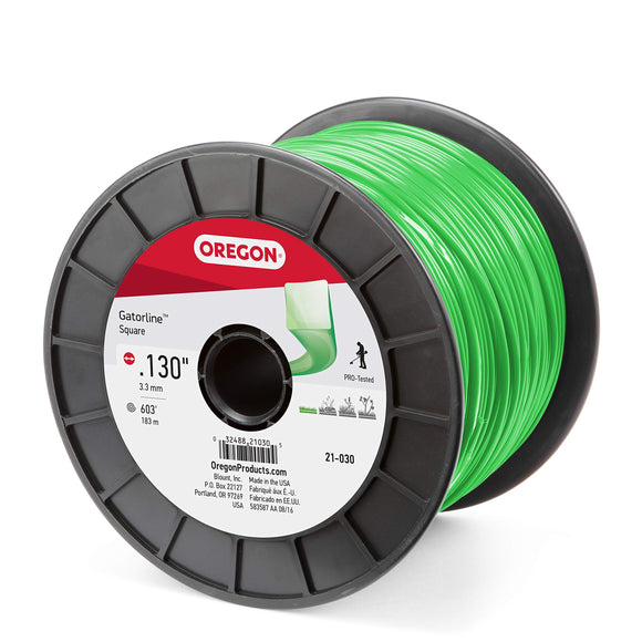 Oregon 21-030 Gatorline 5-Pound Spool of .130-Inch-by-600-Feet Square-Shaped String Trimmer Line