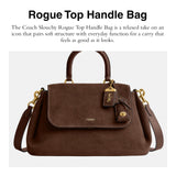 COACH womens Slouchy Rogue Top Handle Bag