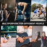 KDG Hand Grip Strengthener 2 Pack(Black) Adjustable Resistance 10-130 lbs Forearm Exerciser，Grip Strength Trainer for Muscle Building and Injury Recovery for Athletes MD DC PRINT INC