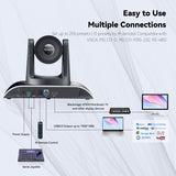 Conference Room Camera 10X Optical Zoom USB3.0/HDMI/RS232 Wide Angle FHD 1080P 60FPS for Video Conferencing Tenveo