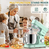 Stand Mixer, 6QT 10+P Speed Tilt-Head Kitchen Electric Mixer, Food Mixer with Stainless Steel Bowl Peicual