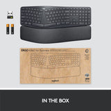 Logitech Ergo K860 Split for Business Wireless Keyboard - Graphite