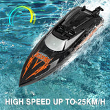 Cheerwing Skater RC Boat, Self-Righting Remote Control Boat 25km/h High Speed Racing Boats Toys for Pools & Lakes, 2 Batteries