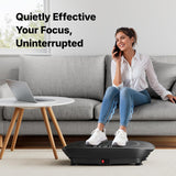 MERACH Vibration Plate Exercise Machine, Curved Vibration Plate for Lymphatic Drainage Weight Loss, Vibrating Plate with Real-Time Calorie Tracking