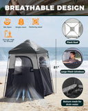 KingCamp Instant Shower Tent, Portable Superior Stable Privacy Shelter, Large Room Outdoor Toilet Tent with Floor for Beach, Camping & Hiking, Setup in Under 60s