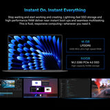 GEEKOM GeekBook X14 Pro Laptop, 2.2 lb Ultra Thin 14" 2.8K OLED Notebook