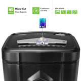 AU1630MA Anti-Jam 16-Sheet Micro-Cut Paper and CD/Credit Card Shredder/ 10 Minutes Continuous Run Time Aurora
