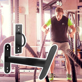NELOMO Battle Rope Hanger Anchor Strap Kit Battle Rope Storage Rack Battle Rope Fastening Hook Wall Mount Exercise Rope Organiser Home Gym or Commercial Gym NELOMO