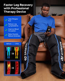 EaseZen Leg Compression Massager for Circulation and Pain Relief, Leg Recovery Compression System for Fast Recovery of Foot, Calf and Thigh, Relieve Edema, Reduce Muscle Fatigue